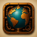 icon_robotics_globe_steampunk icon preview