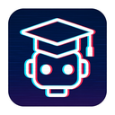 icon_robotics_graduation_cap_digital_glitch icon preview