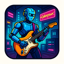 icon_robotics_guitar_cyberpunk icon preview