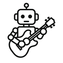 icon_robotics_guitar_line_art icon preview