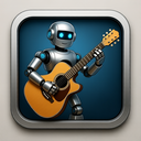 icon_robotics_guitar_metallic icon preview