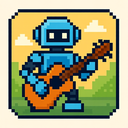 icon_robotics_guitar_pixel_art icon preview