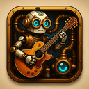 icon_robotics_guitar_steampunk icon preview