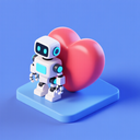 icon_robotics_heart_3d_isometric icon preview