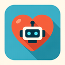 icon_robotics_heart_flat_design icon preview