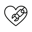 icon_robotics_heart_line_art icon preview