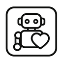 icon_robotics_heart_monochrome icon preview