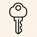 icon_robotics_key_minimal_outline icon preview