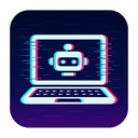 icon_robotics_laptop_digital_glitch icon preview