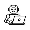 icon_robotics_laptop_monochrome icon preview