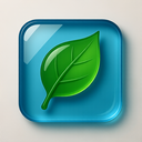 icon_robotics_leaf_glassy icon preview