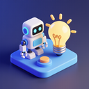 icon_robotics_light_bulb_3d_isometric icon preview
