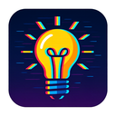 icon_robotics_light_bulb_digital_glitch icon preview