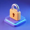icon_robotics_lock_3d_isometric icon preview