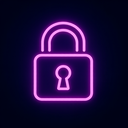 icon_robotics_lock_neon icon preview