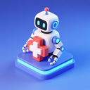 icon_robotics_medical_cross_3d_isometric icon preview