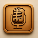 icon_robotics_microphone_embossed icon preview