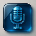 icon_robotics_microphone_glassy icon preview