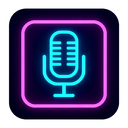 icon_robotics_microphone_neon icon preview