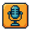 icon_robotics_microphone_pixel_art icon preview