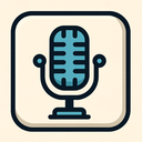 icon_robotics_microphone_sharp_edges icon preview