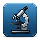 icon_robotics_microscope_metallic icon preview