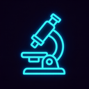 icon_robotics_microscope_neon icon preview