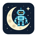 icon_robotics_moon_flat_design icon preview