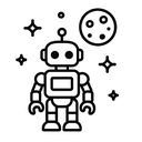 icon_robotics_moon_line_art icon preview