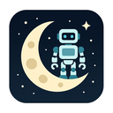 icon_robotics_moon_thin icon preview