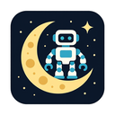 icon_robotics_moon_vector icon preview