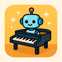 icon_robotics_piano_cartoon icon preview