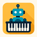 icon_robotics_piano_flat_design icon preview