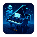icon_robotics_piano_futuristic icon preview