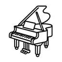 icon_robotics_piano_line_art icon preview