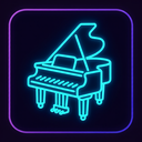 icon_robotics_piano_neon icon preview