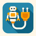 icon_robotics_plug_flat_design icon preview