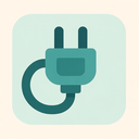 icon_robotics_plug_flat_pastel icon preview