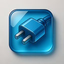 icon_robotics_plug_glassy icon preview