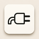 icon_robotics_plug_minimalist icon preview