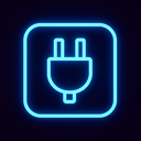 icon_robotics_plug_neon icon preview
