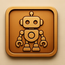 icon_robotics_robot_embossed icon preview