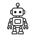 icon_robotics_robot_line_art icon preview
