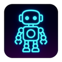 icon_robotics_robot_neon icon preview