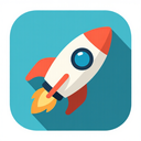 icon_robotics_rocket_flat_design icon preview
