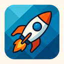 icon_robotics_rocket_geometric icon preview