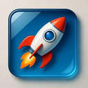 icon_robotics_rocket_glassy icon preview