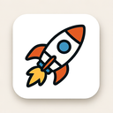 icon_robotics_rocket_minimalist icon preview