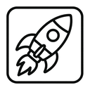 icon_robotics_rocket_outline icon preview