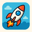 icon_robotics_rocket_playful icon preview